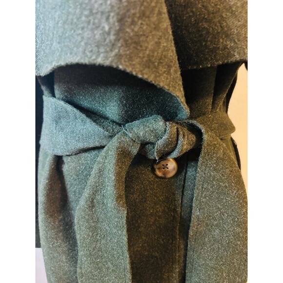 INDIGO ROSE Wrap Coat with Oversized Collar Fall or Winter - Picture 2 of 7